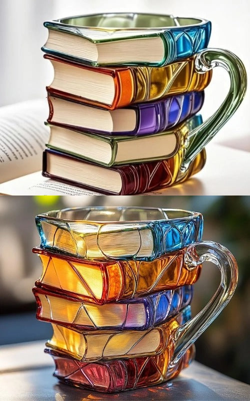 ✨Painted Book Mug