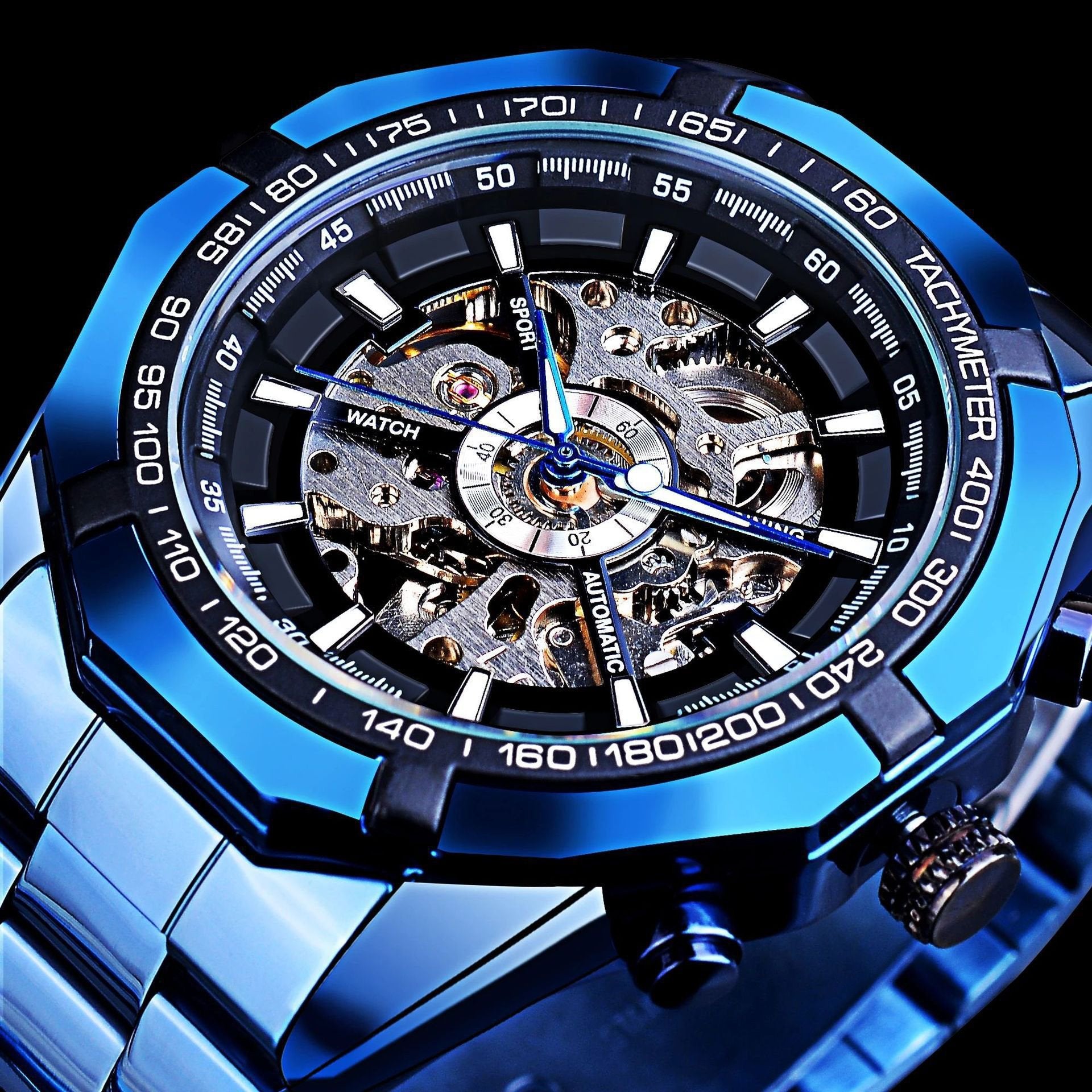 Men's Skeleton Watch – 7catbox