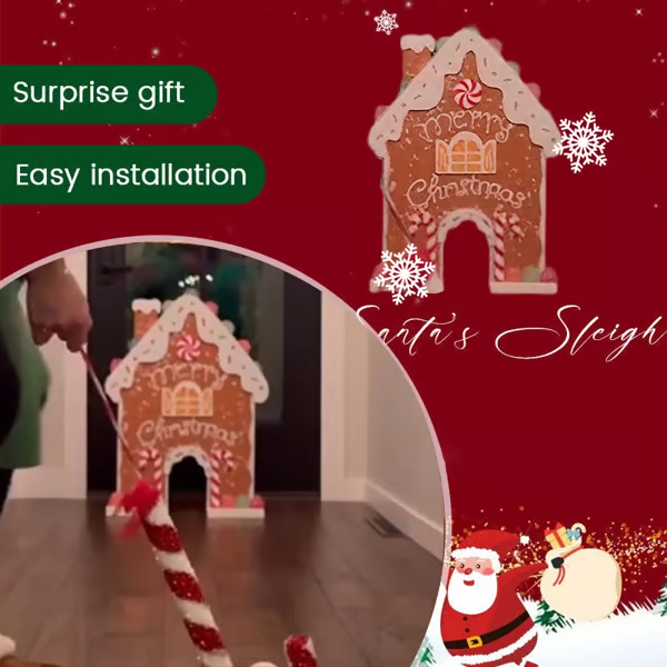 🏑Gingerbread Golf Game Set-Fun Christmas Family Game