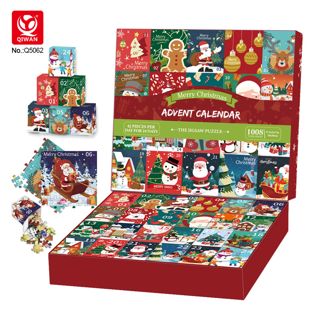 🎄Christmas Advent Calendar Jigsaw Puzzle 1000pcs🧩🎁(Buy 2 Free Shipping)