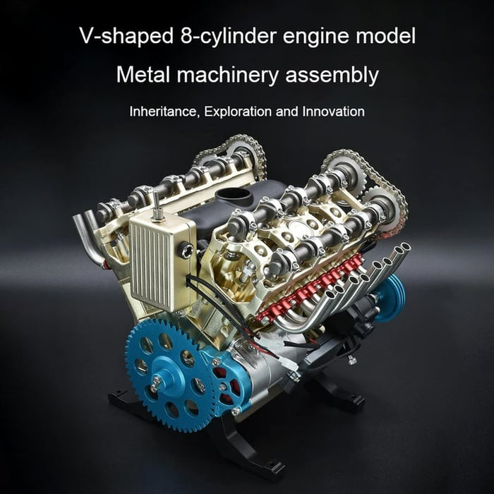 LIMITED EDITION 🚗V8 Car Engine Model Kit