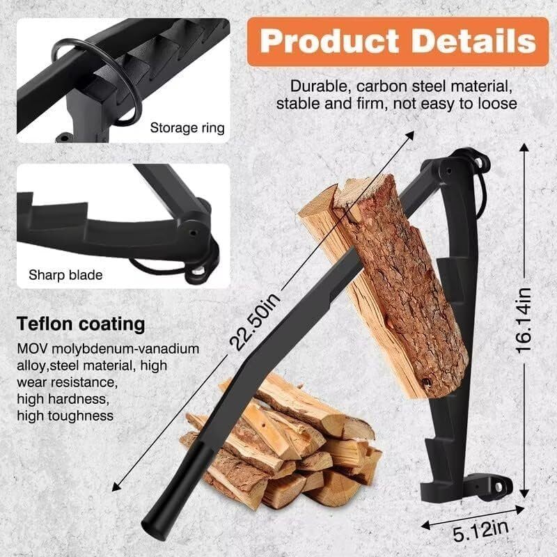 Wall-Mounted Wood Splitter-Kindling Splitter