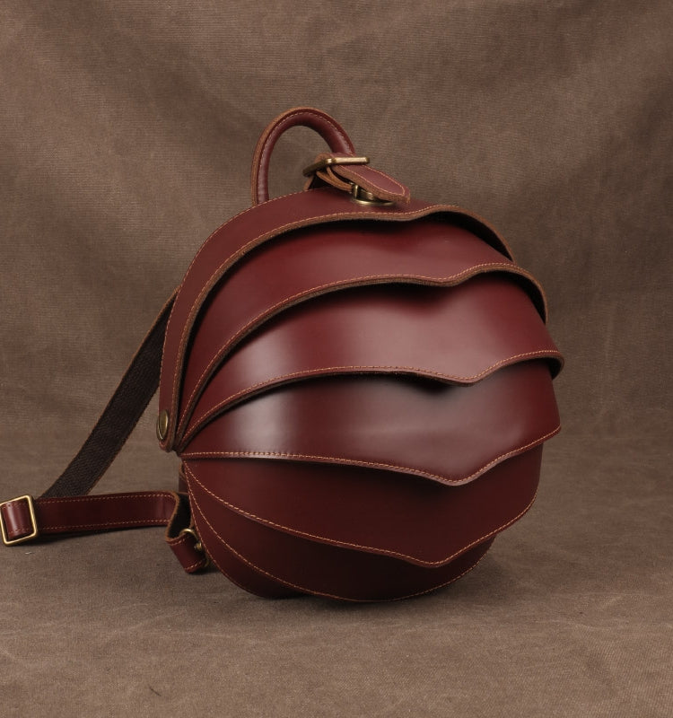 Pangolin Vintage Leather Backpack