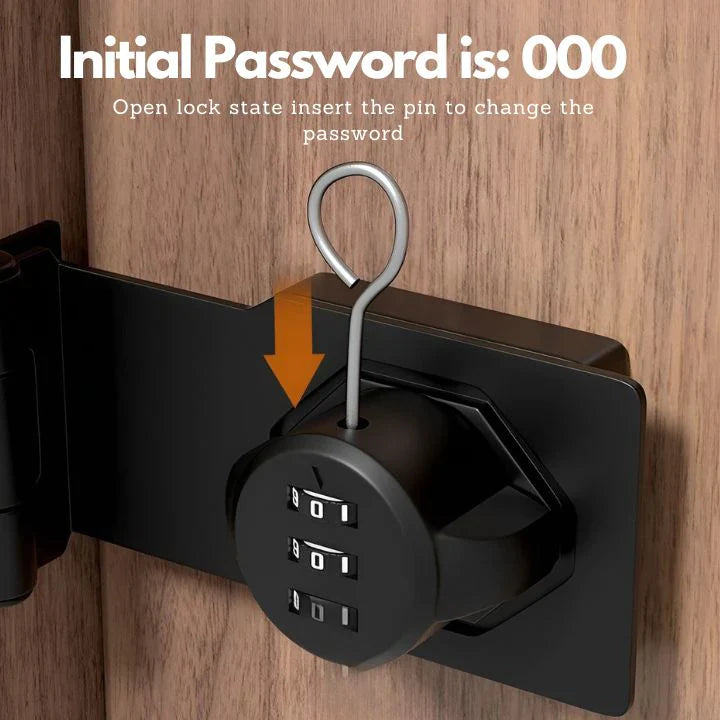 🤩Keyless entry, convenient - punch-free combination locks🔑