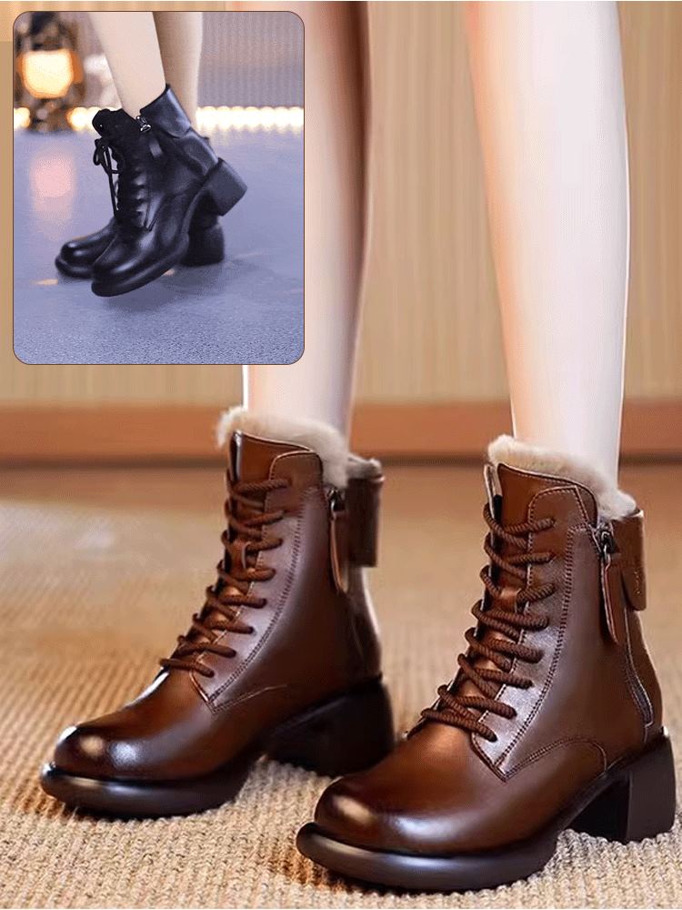 Vintage British-style Martin boots