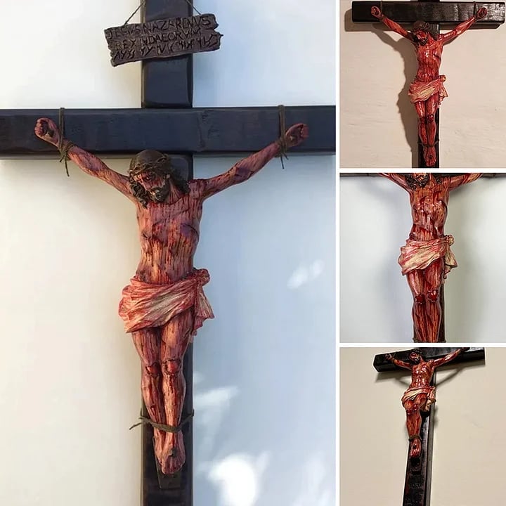 Realistic Crucifix Christ Wound For Meditation