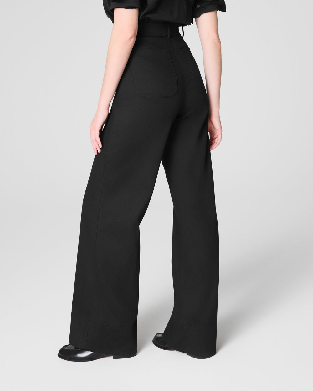 Tummy Control Stretch Twill Wide Leg Pant (Buy 2 Free Shipping)