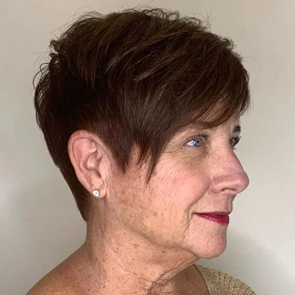 Breathable & Natural Short Hair Topper