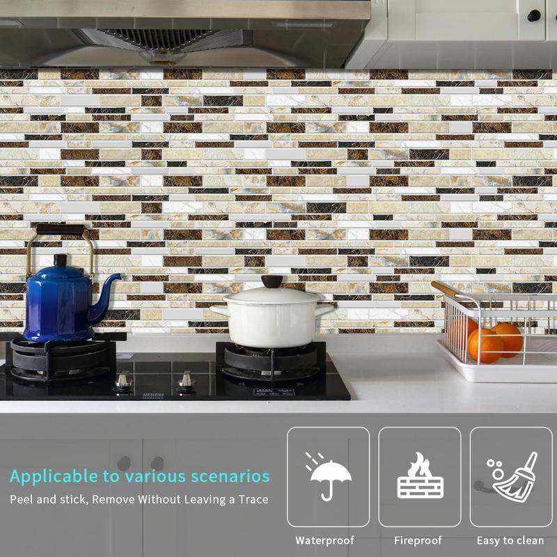 3D Marble Pattern Wall Sticker