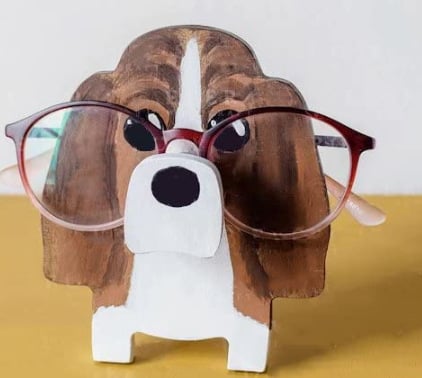 🦉Wooden Animal Glasses Stand