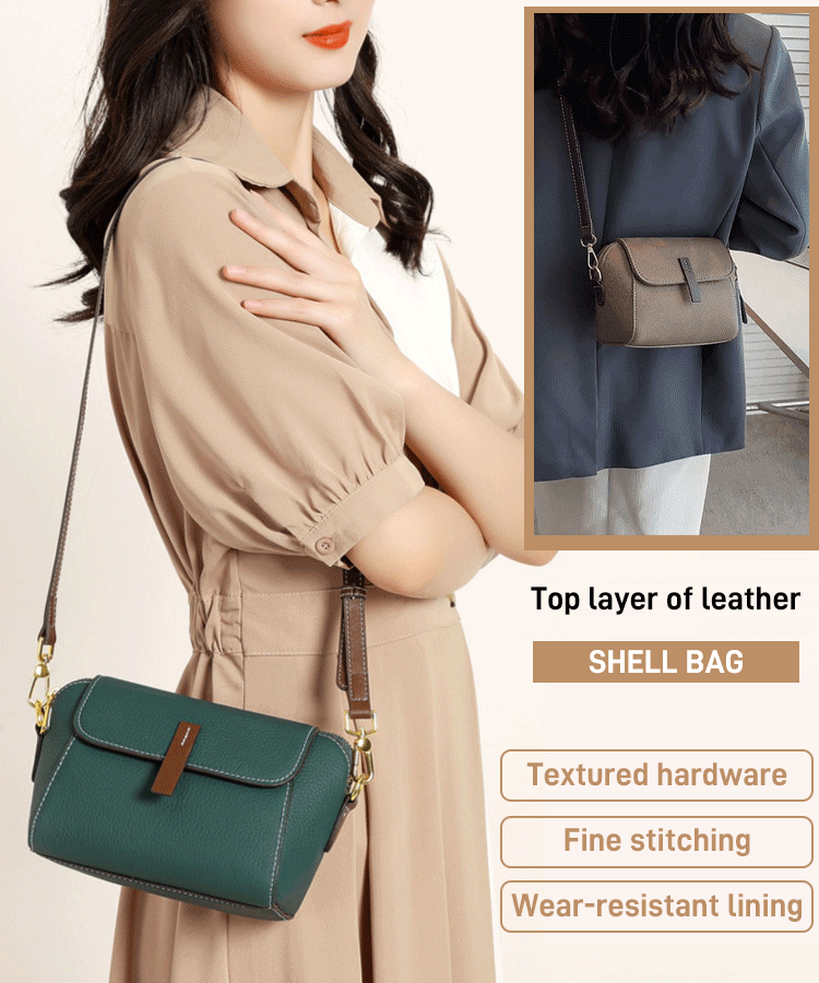🎁Wlight Luxury Soft Leather Trendy And Versatile Crossbody Bag