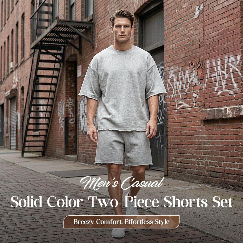 Men's Loose and Breathable Summer Two-Piece Set