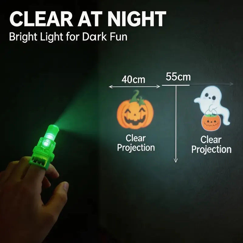 🎃 ✨Halloween Finger Projection Lights|Fun Spooky Party Favors