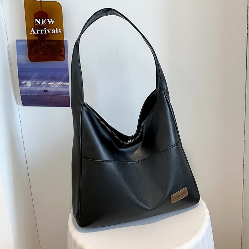 Simple Pu Leather Tote Bag