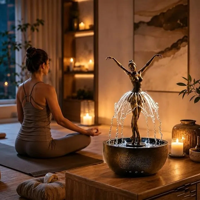 💃🩰Elegant Ballet Dancer Desktop Fountain