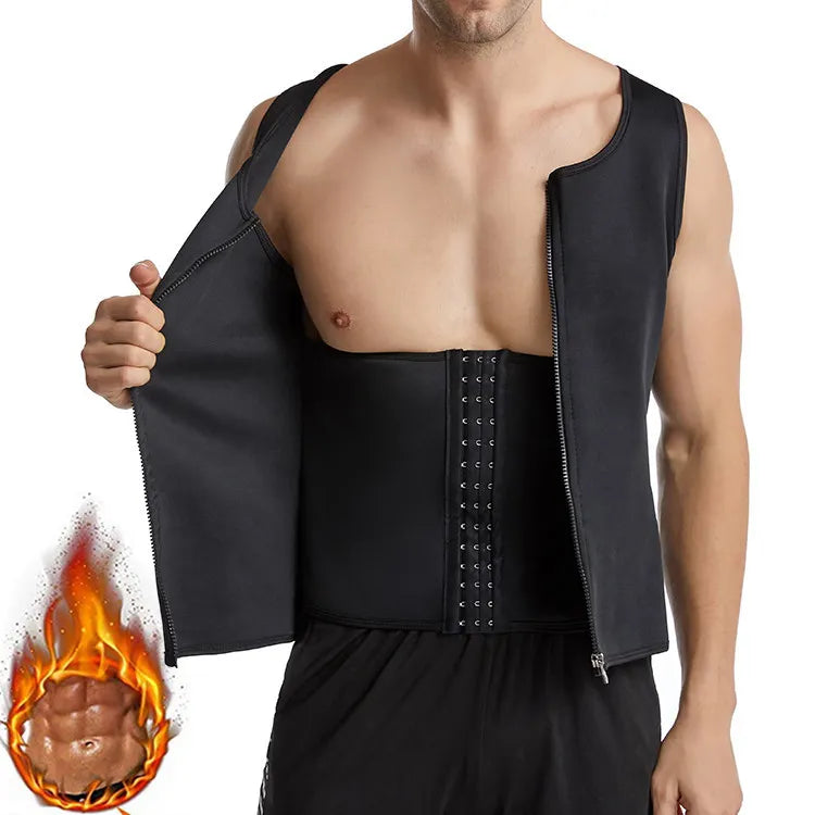 Men's Waist-Tightening Zipper Vests