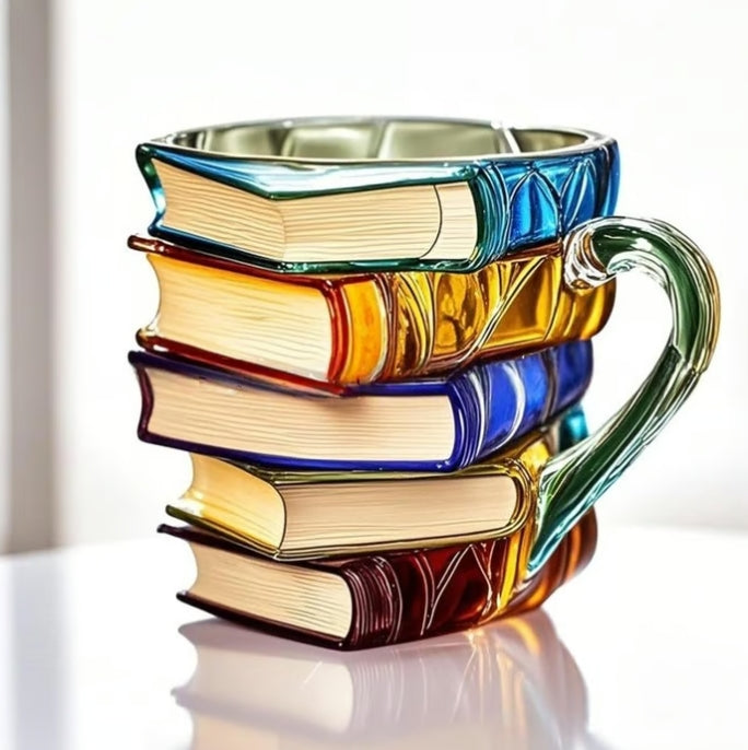 ✨Painted Book Mug