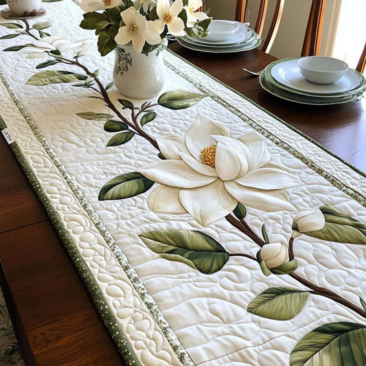 🍽️Quilted Table Runner with Vivid 3D Design