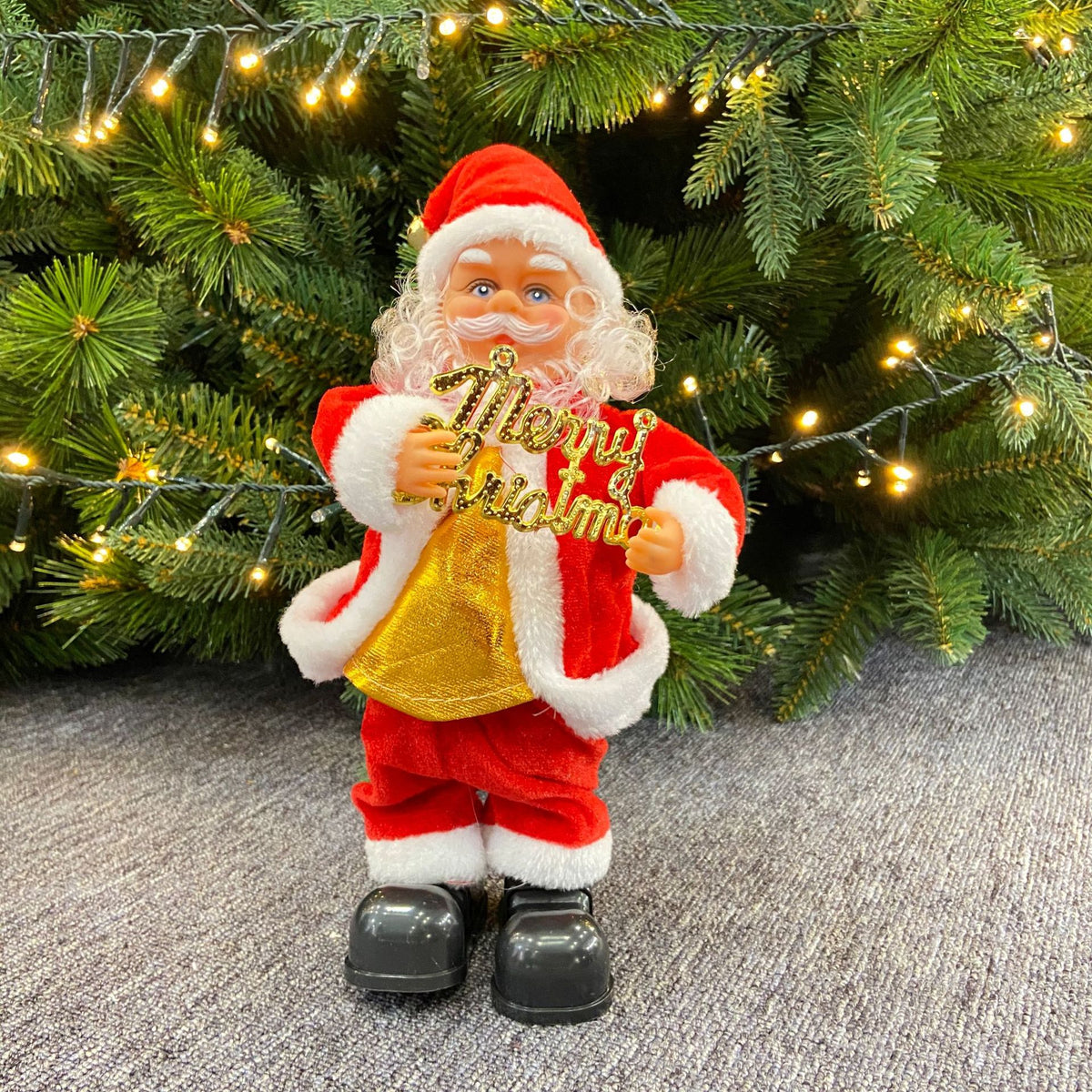🎅Santa Claus Wiggling His Hips While Playing A Musical Guitar