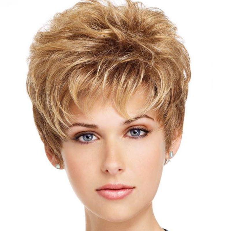Breathable & Natural Short Hair Topper