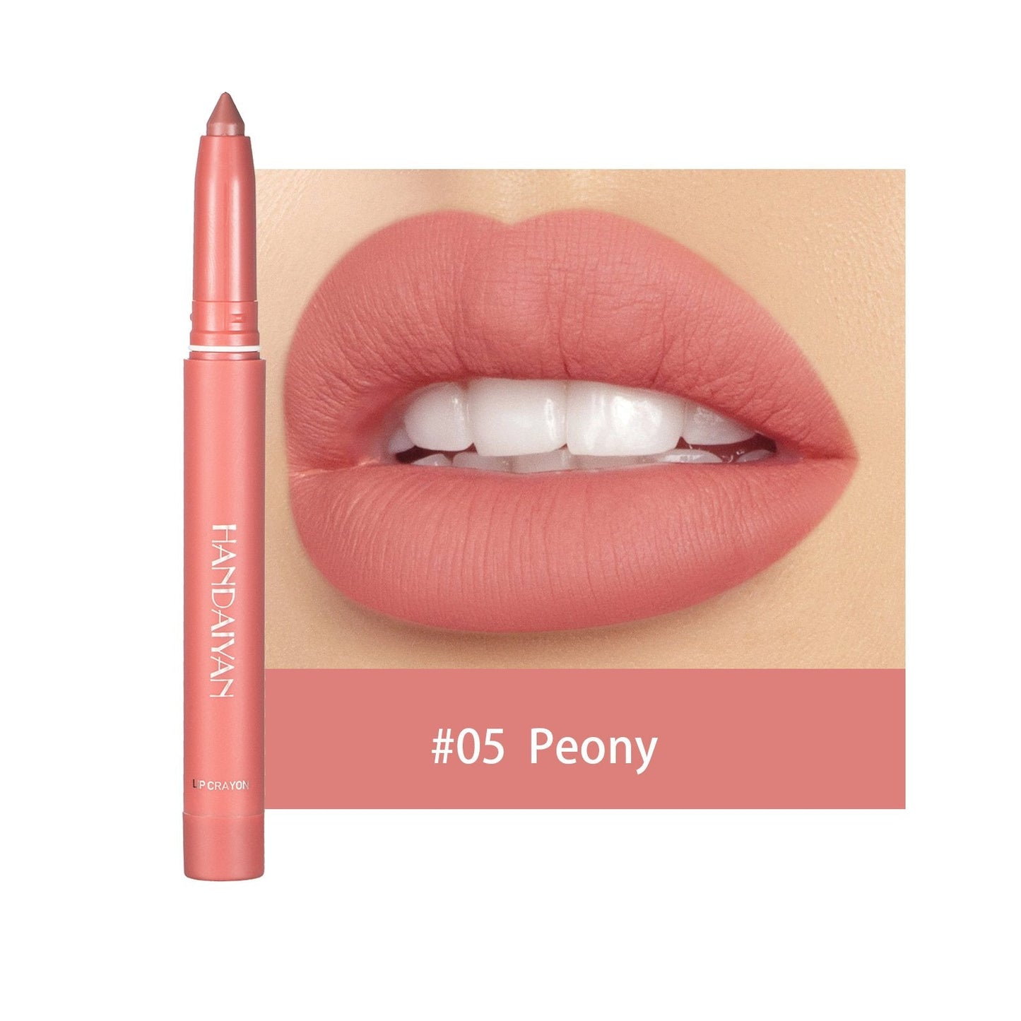 12 Color Rotating Sharpenable Matte Lipstick Pencils