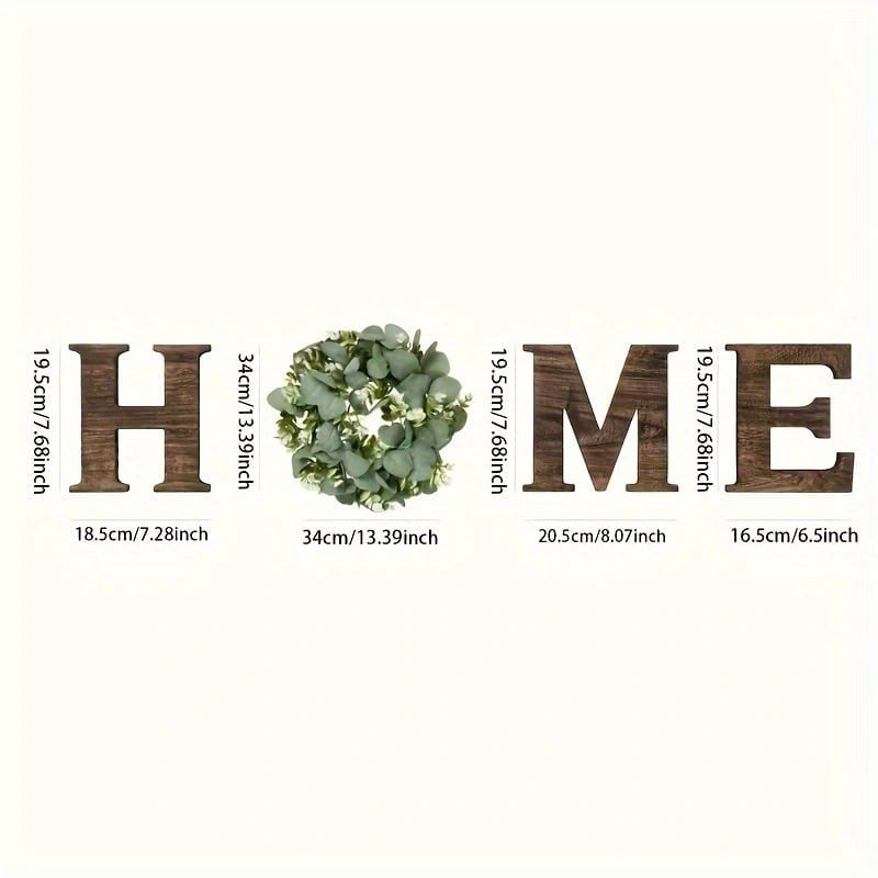 🌸HOME Wooden Letter Sign-Modern Farmhouse Wall Decor