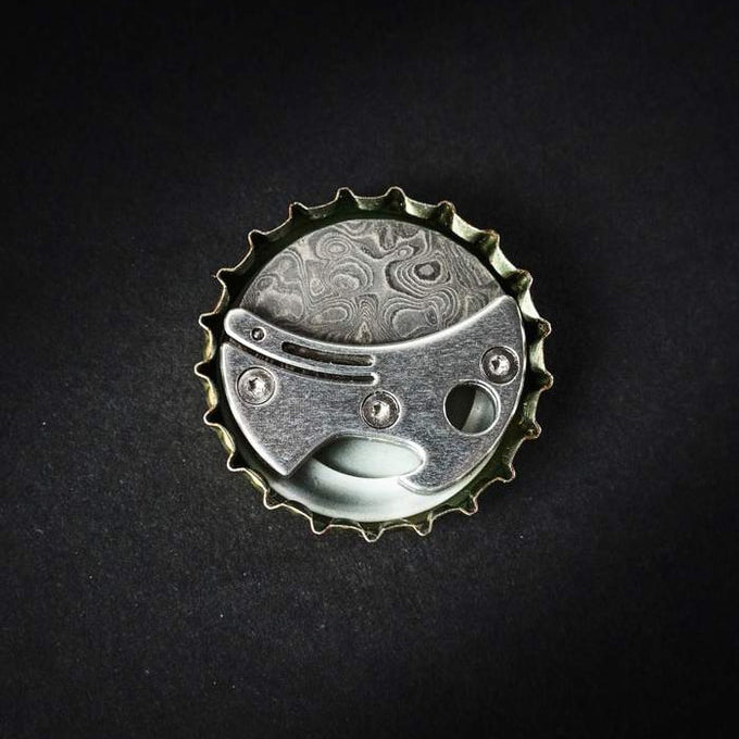 Mini Ouvre-Bouteille Compact En Titane Et Coupe-Bouteille Edc