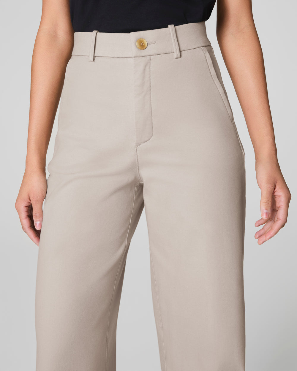 Tummy Control Stretch Twill Wide Leg Pant (Buy 2 Free Shipping)