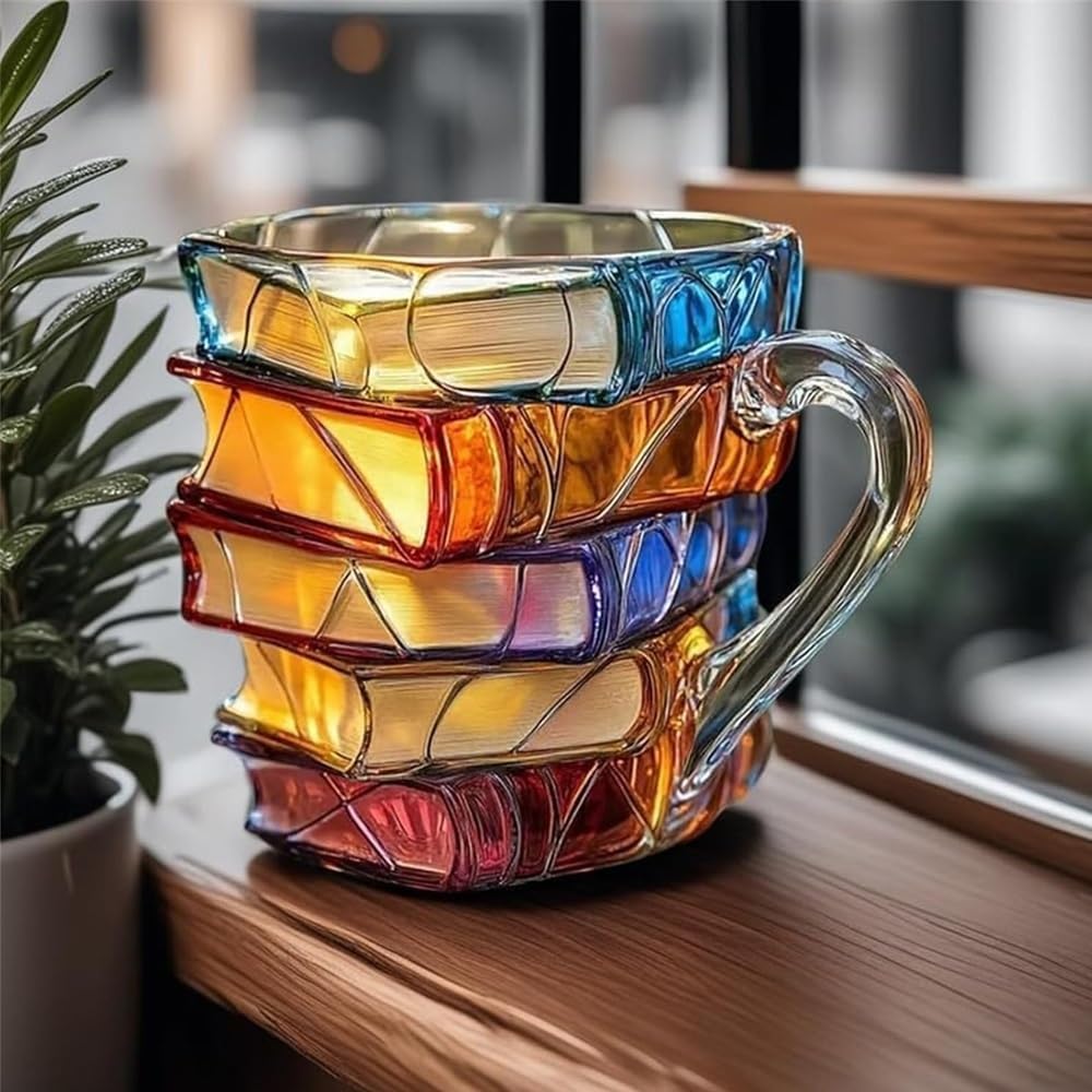 ✨Painted Book Mug