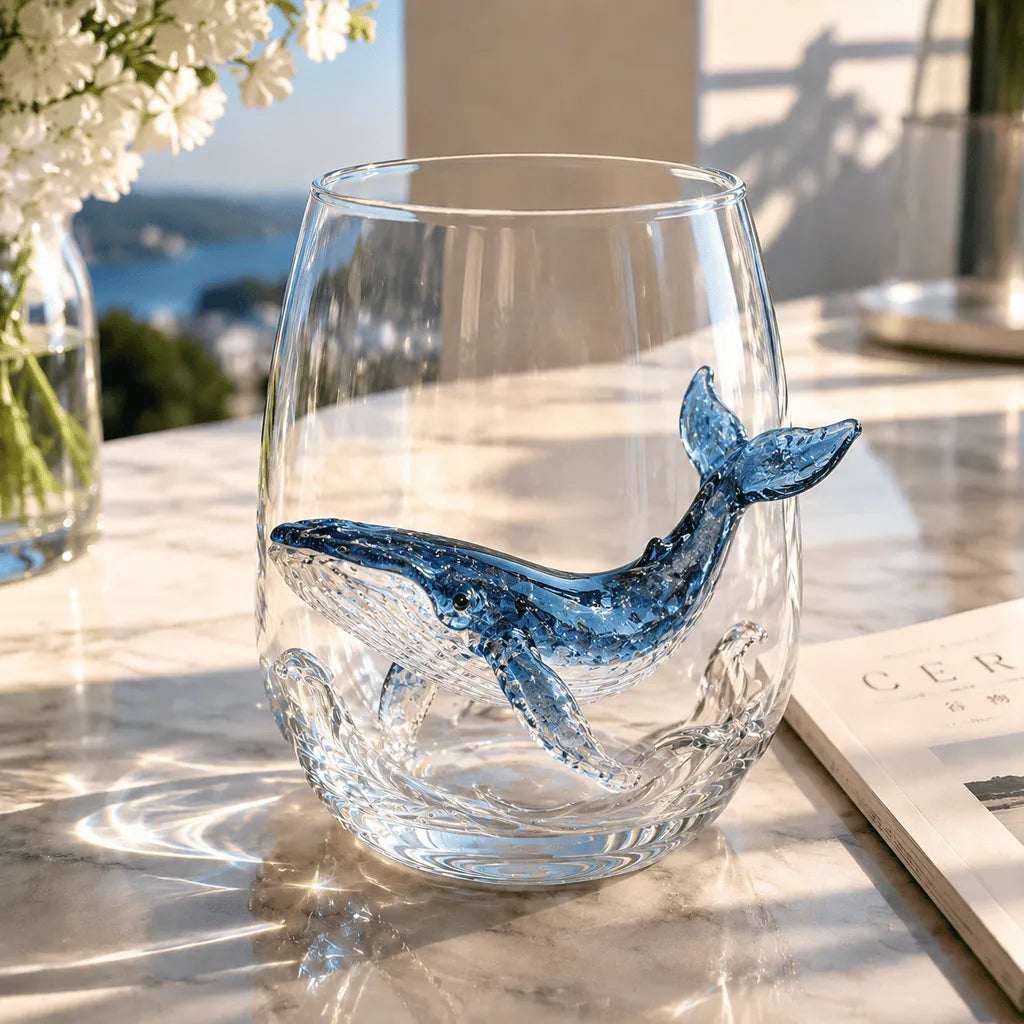 🌊 3D Marine Life Handcrafted Glassware