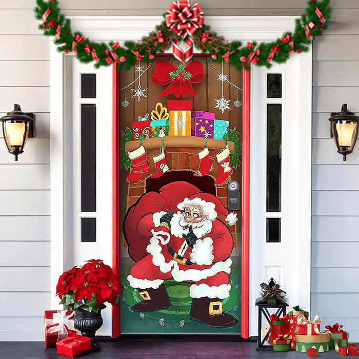 🌟2025 Christmas And Halloween Front Door Decoration