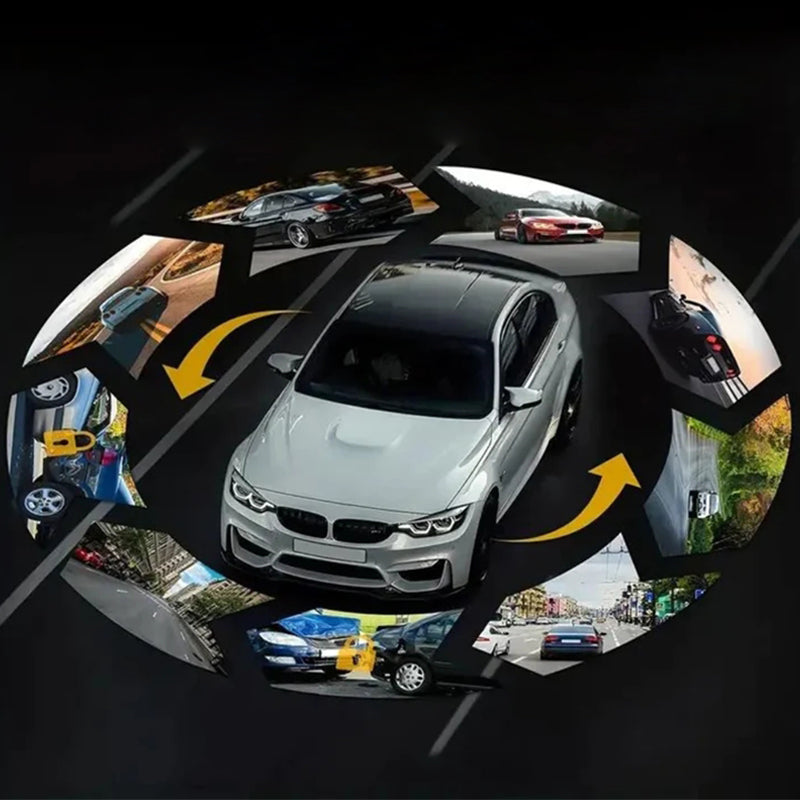 🚗📹Dash Cam With 170° Wide-Angle And 1080p Dual Lens