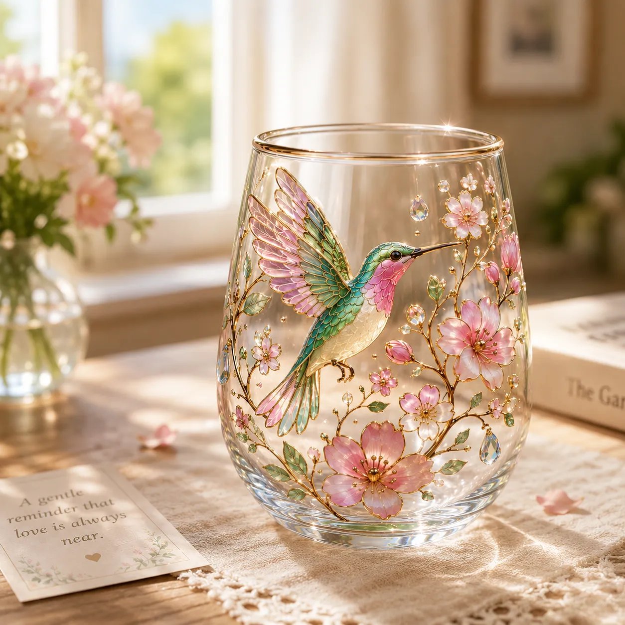 🌸🌿 Limited Edition 2026 Garden Morning Bliss Glass Tea Cup
