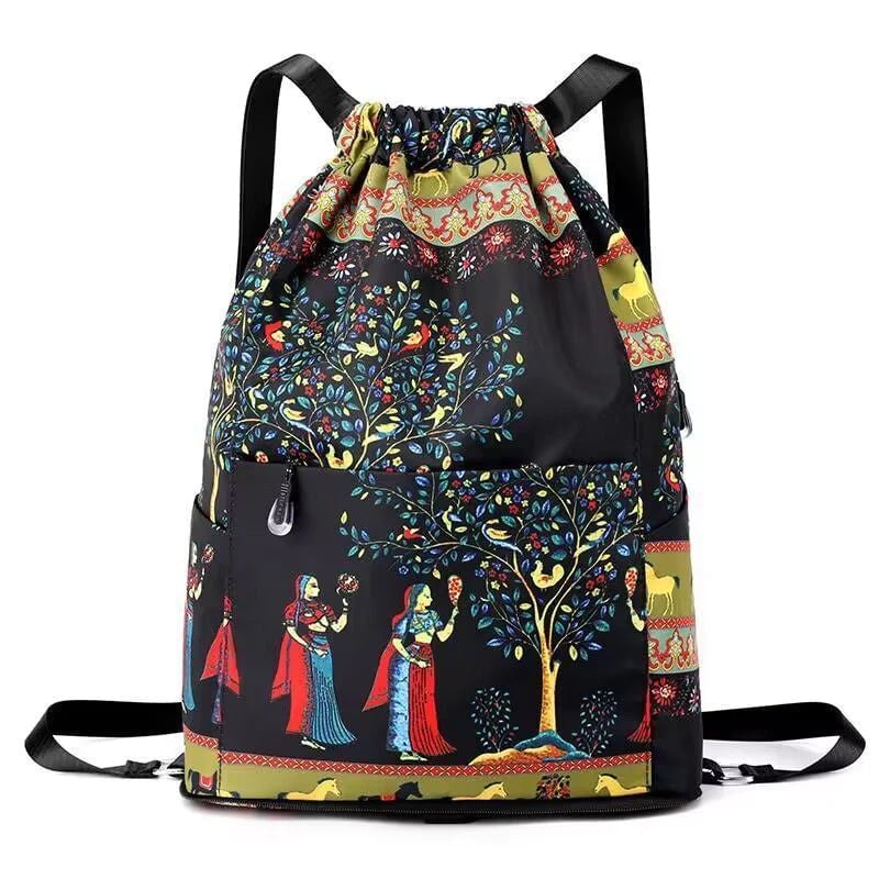 Drawstring Foldable Large Capacity Wet And Dry Separation Travel Sports Backpack