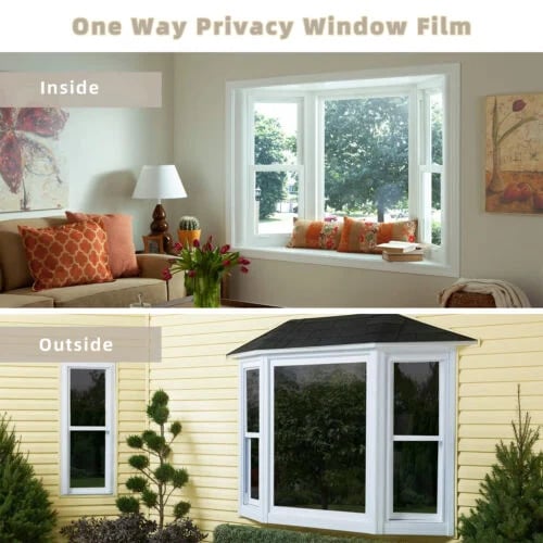 Privacy Sun Blocking Anti-UV Reflective Window Film
