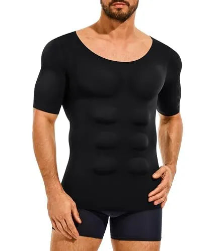 Men's Fake Muscle T-Shirtsreshape A More Powerful Appearance