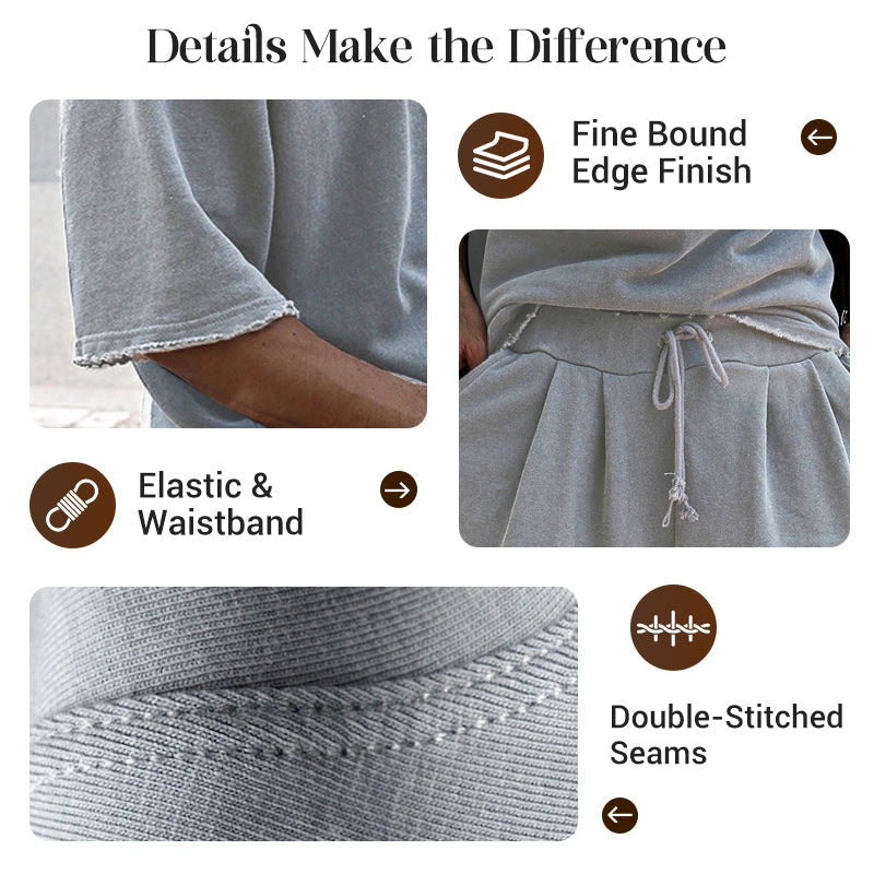 Men's Loose and Breathable Summer Two-Piece Set