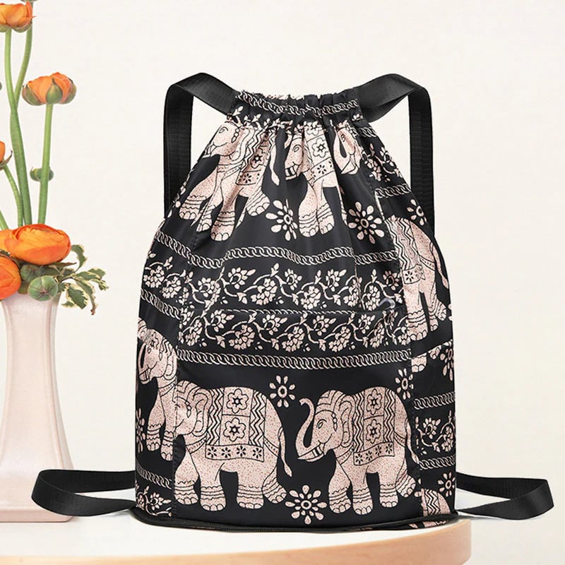 Drawstring Foldable Large Capacity Wet And Dry Separation Travel Sports Backpack
