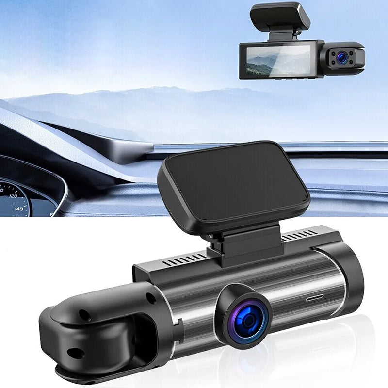 🚗📹Dash Cam With 170° Wide-Angle And 1080p Dual Lens