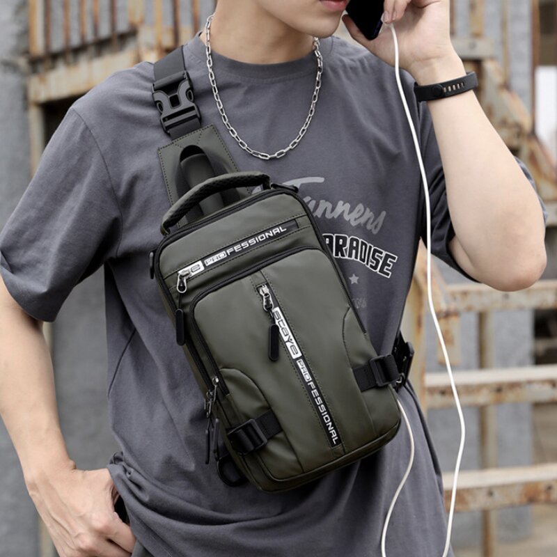 Anti-theft waterproof crossbody bag