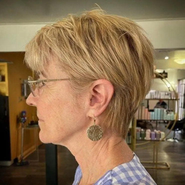 Breathable & Natural Short Hair Topper