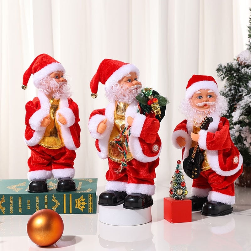 🎅Santa Claus Wiggling His Hips While Playing A Musical Guitar