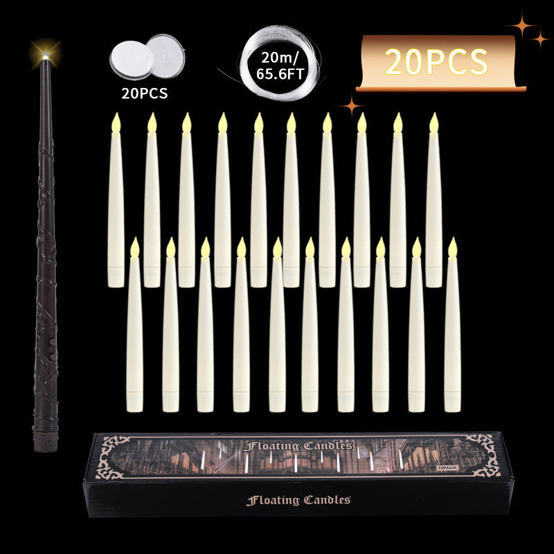 🎃 EARLY HALLOWEEN SALE 49% OFF 🔥 Magical Floating Candles with Wand Remote