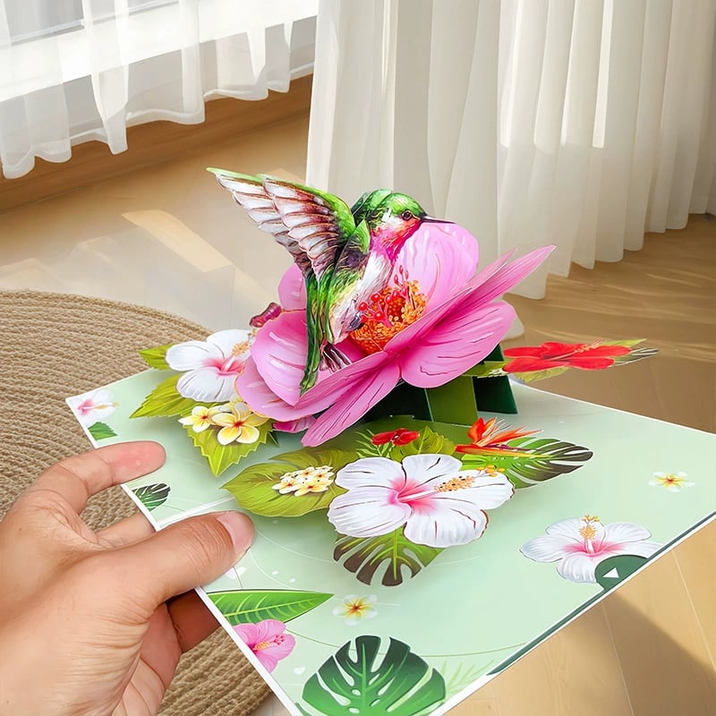 🦋3D Butterfly And Daisy Pop-Up Card