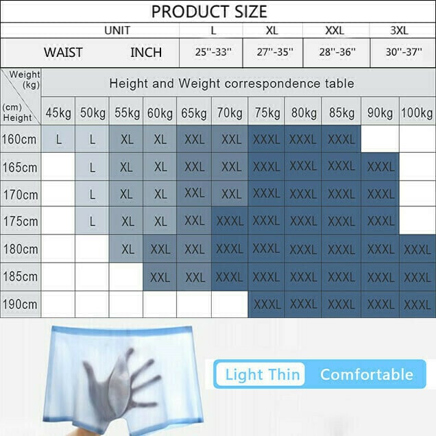 BUY 1 GET 2 FREE-Men's Ice Silk Breathable Underwear
