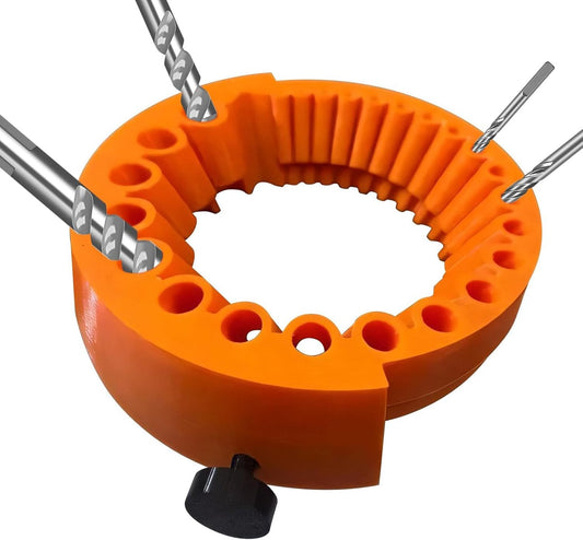 Drill Bit Sharpener,Power Drill Bit Grinding Attachment for 2 to 13 mm Bits,Compatible with 125mm Angle Grinders