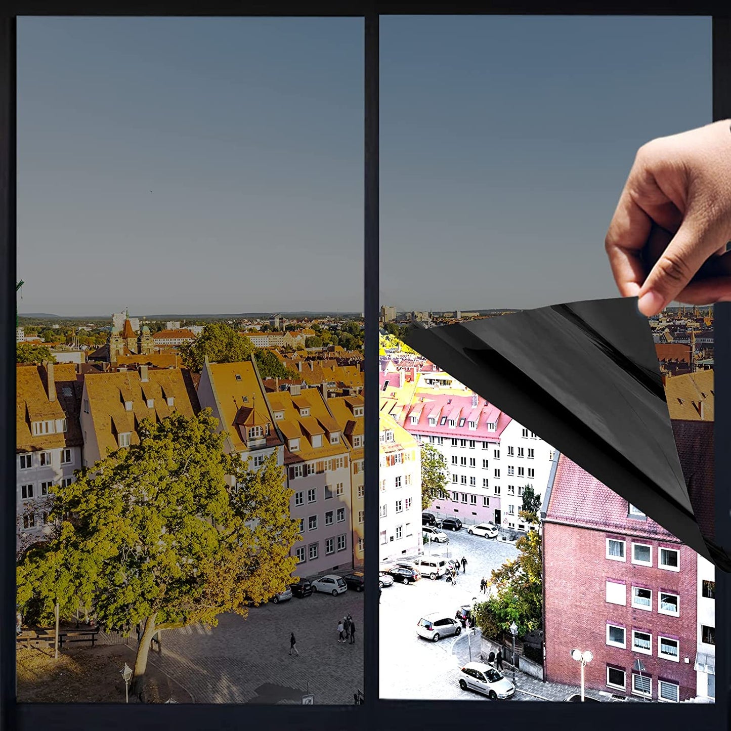 Privacy Sun Blocking Anti-UV Reflective Window Film