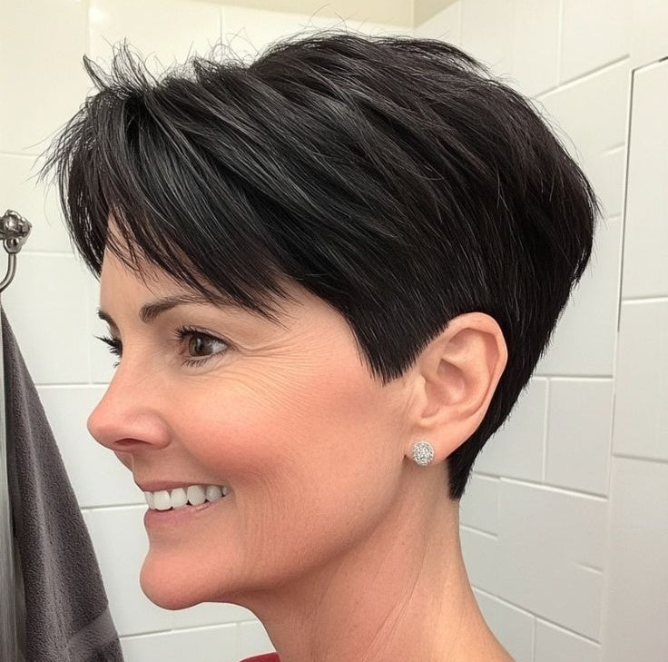 Breathable & Natural Short Hair Topper