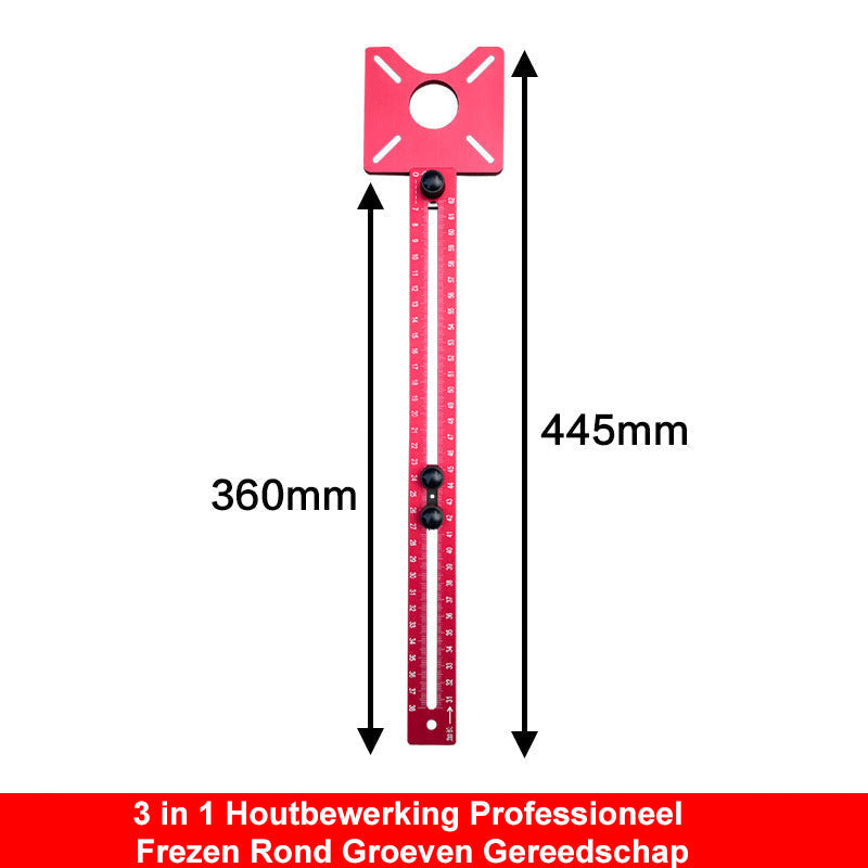 3 in 1 Woodworking Professional Milling Round Grooving Tool