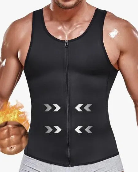 Men's Waist-Tightening Zipper Vests